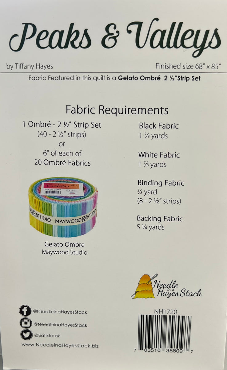 Peaks and Valleys Pattern The Quilting Gnome