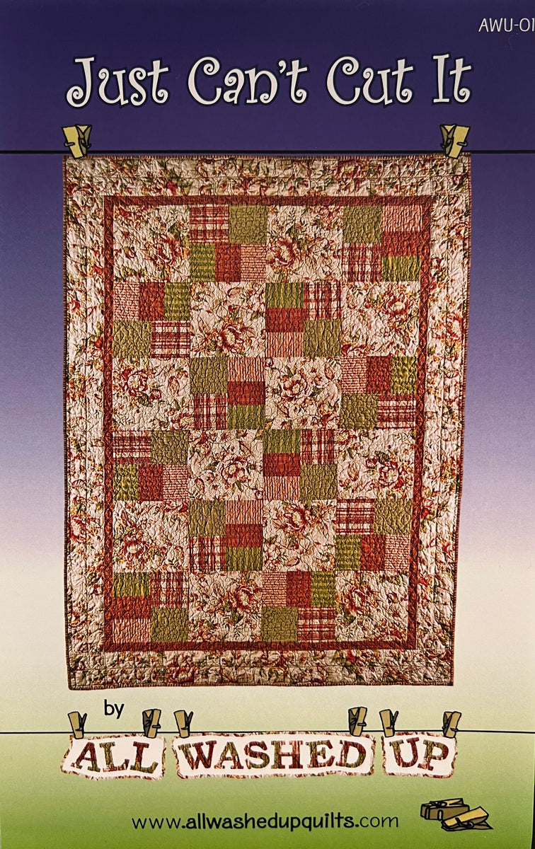 Just Can't Cut It Pattern The Quilting Gnome