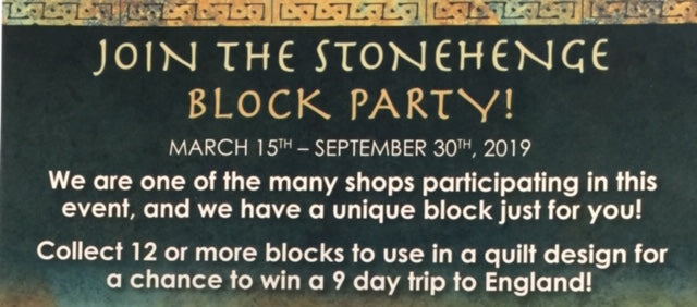 Block Party - March 15th - September 30, 2019