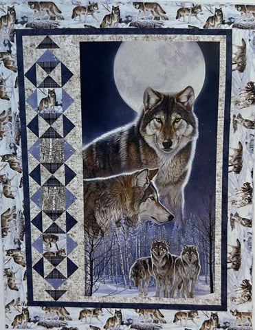 Family Album Wolf Lap Quilt Kit - The Quilting Gnome