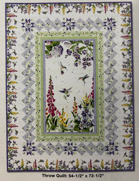 Floral Flutter Lap Quilt Kit - The Quilting Gnome