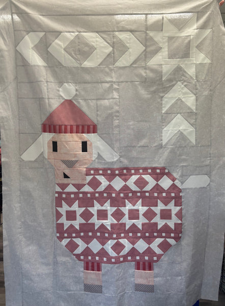 Knitted for Ewe Lap Quilt Kit - The Quilting Gnome