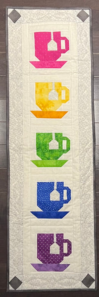 Spill the Tea Wallhanging Kit - The Quilting Gnome