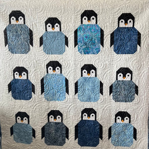 Penguin Party Quilt Kit - The Quilting Gnome