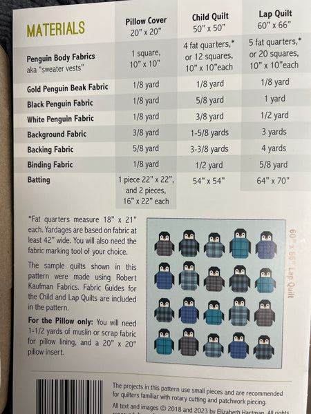 Penguin Party Pattern