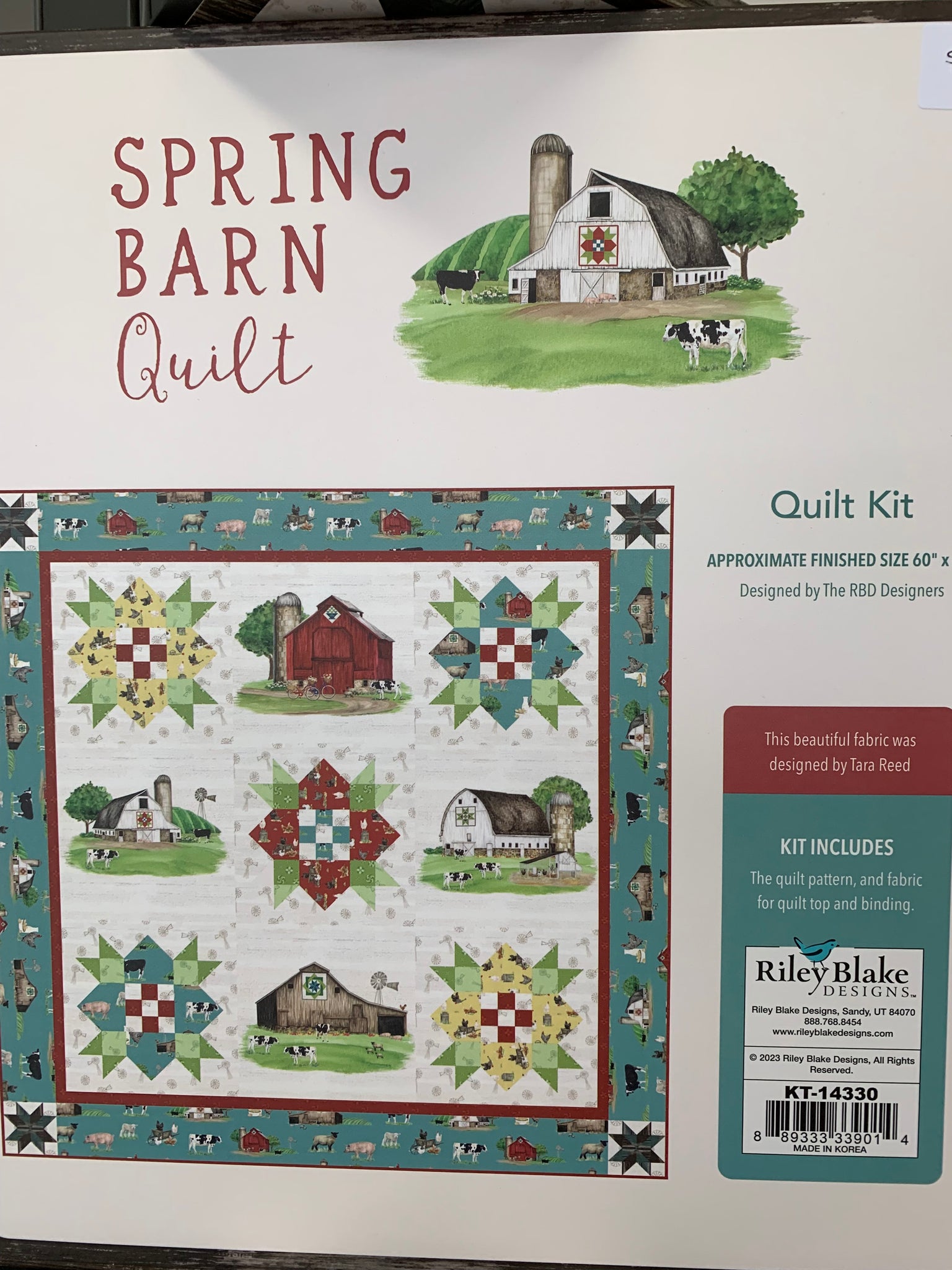 Riley Blake’s Spring Barn Quilt Kit