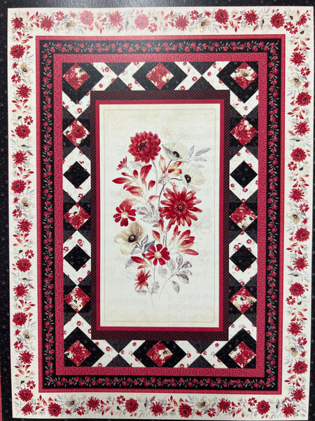 Scarlet Dreams Twin Quilt Kit - The Quilting Gnome