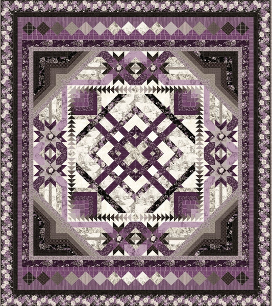 Blackberry Bramble Queen Quilt Kit - The Quilting Gnome