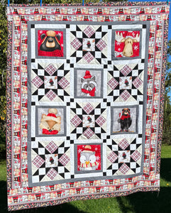 Pinecone Ridge Lap Quilt Kit