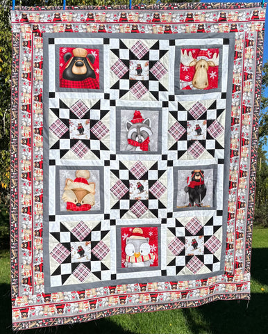 Pinecone Ridge Lap Quilt Kit