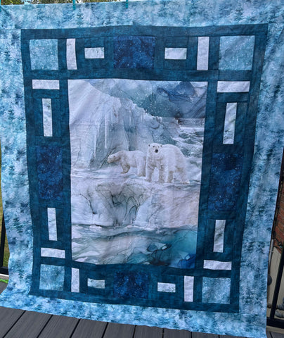 Tundra Crossings Lap Quilt Kit - The Quilting Gnome
