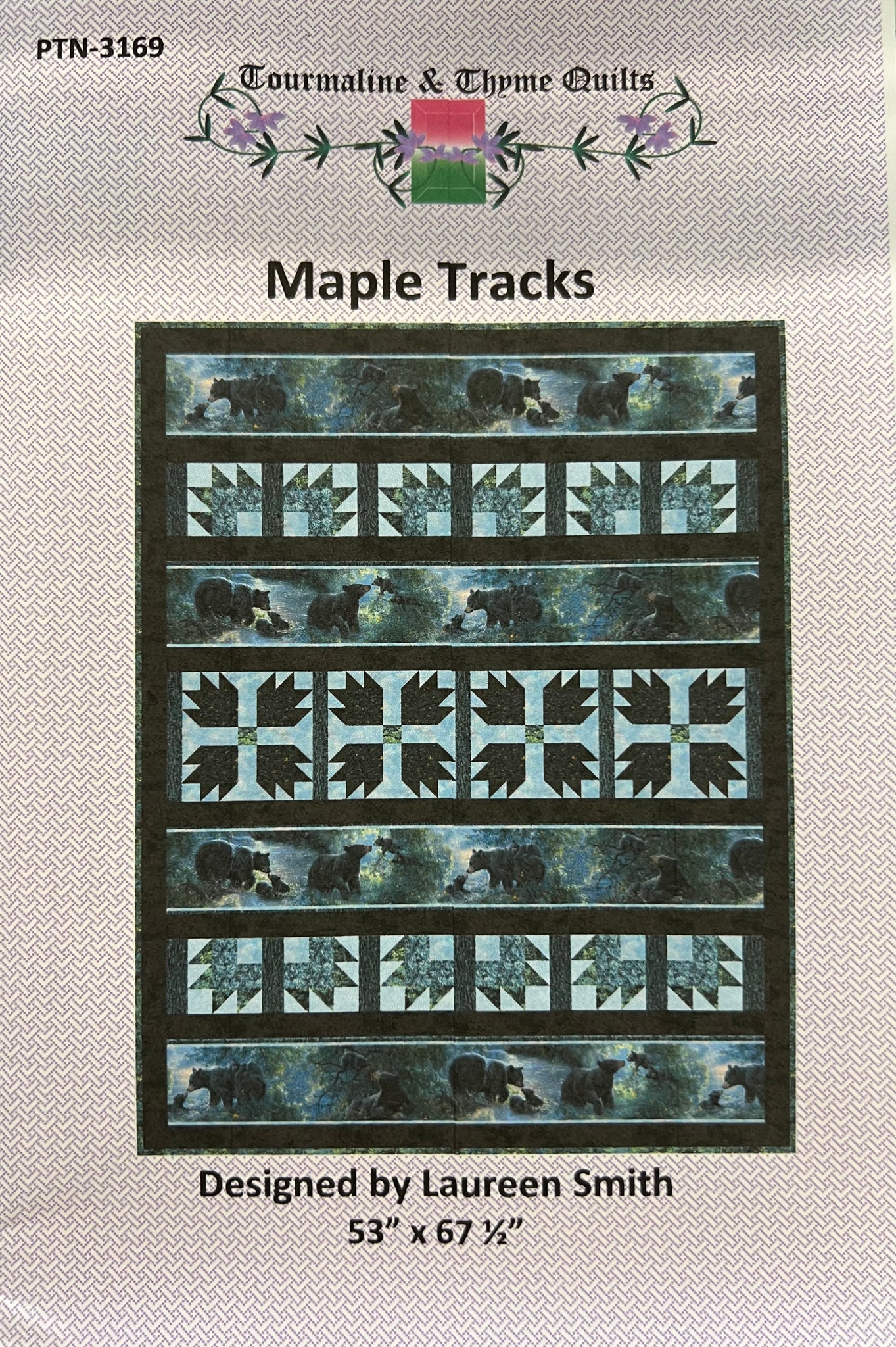 Maple Tracks Bear Lap Quilt Kit