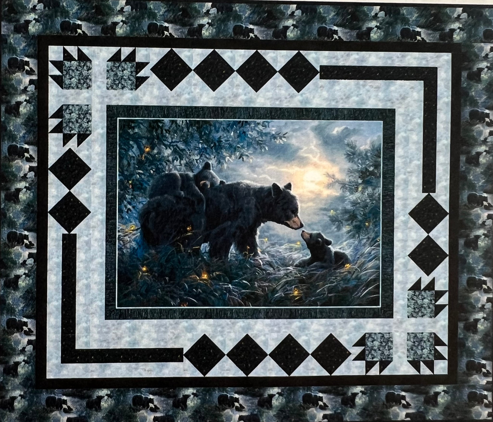 Paws for a Bit Bear Quilt Kit