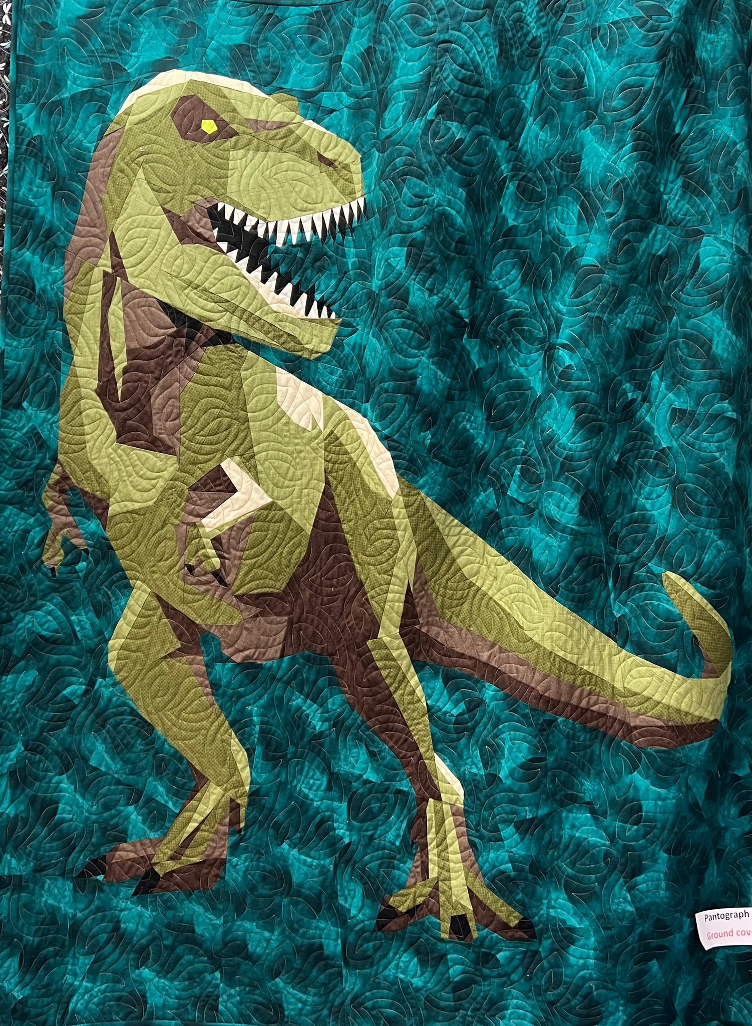 T-Rex Roar Lap Quilt Kit - The Quilting Gnome