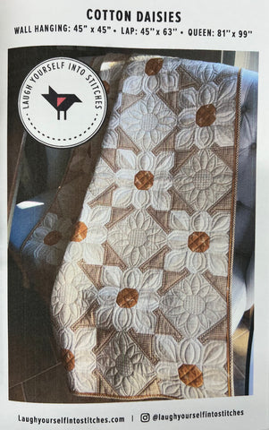 Cotton Daisies Lap Quilt Kit