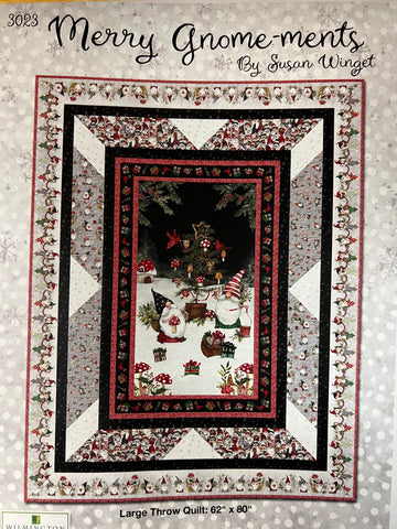 Merry Gnome-ments Lap Quilt Kit - The Quilting Gnome