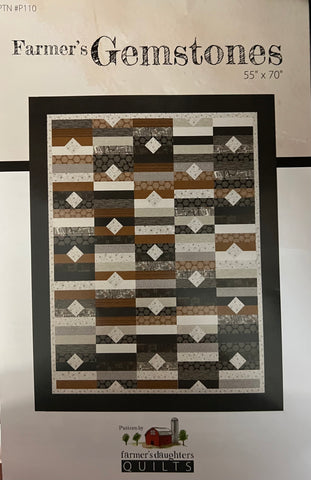 Farmer’s Gemstones Lap Quilt Kit - The Quilting Gnome