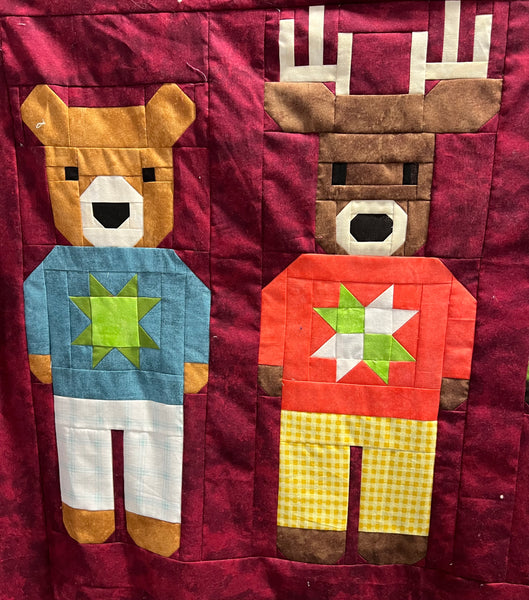 Randolph and Rudy Lap Lap Quilt Kit - The Quilting Gnome
