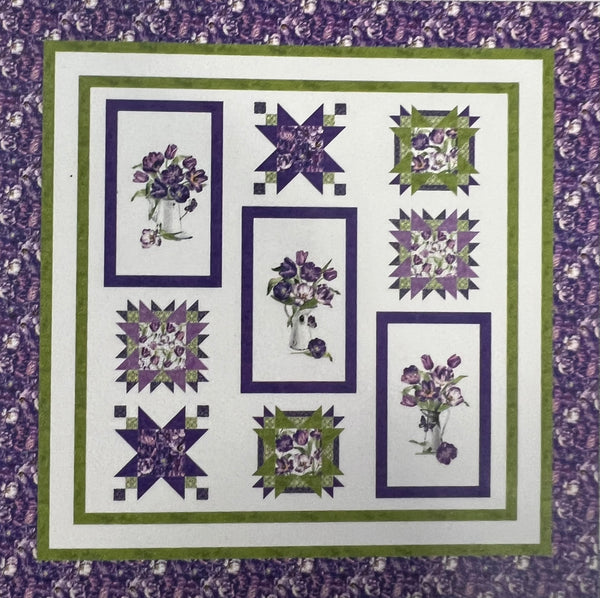 Tulip Time Lap Quilt Kit - The Quilting Gnome