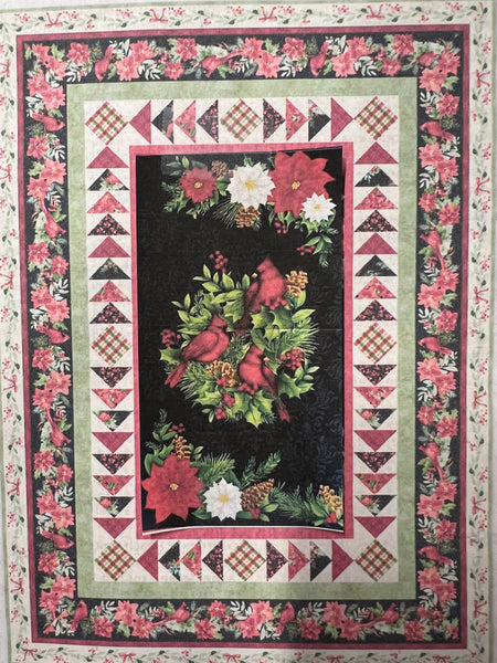 Cardinal Celebration Lap Quilt Kit
