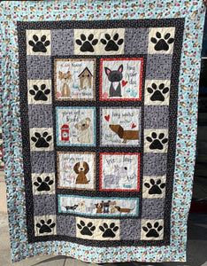 Paw-sitively Awesome Dog Lap Quilt Kit