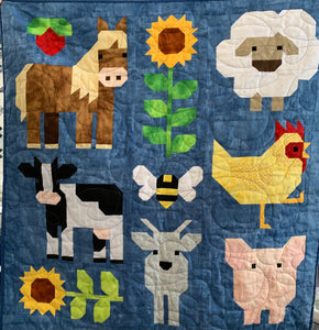 Fab Farm Crib Quilt Kit - The Quilting Gnome