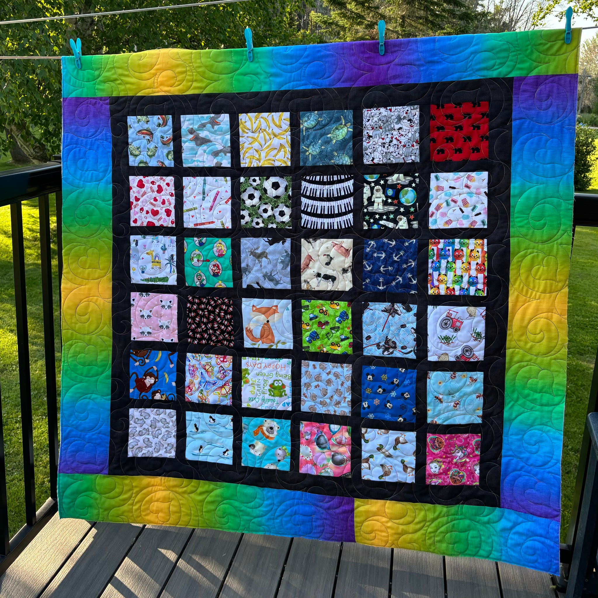 Eye Spy Kids Quilt Kit - The Quilting Gnome