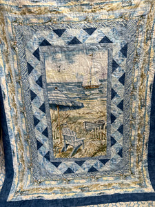 Coastal  Sanctuary Lap Quilt Kit