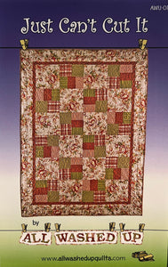 Just Can't Cut It Pattern - The Quilting Gnome