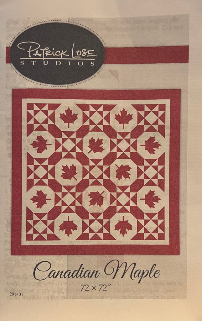 Canadian Maple Pattern – The Quilting Gnome