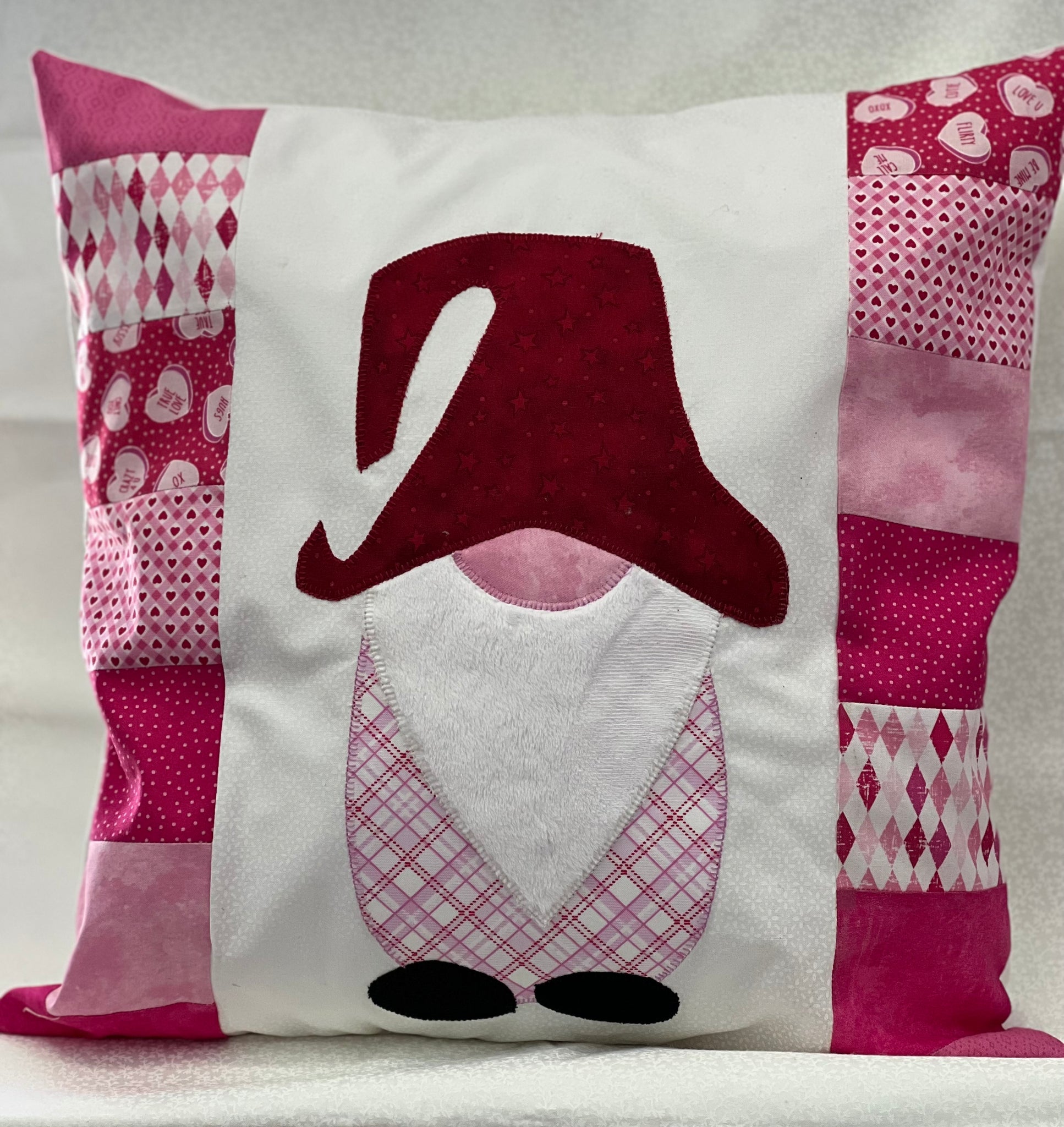 Gnome Love Pillow Kit - The Quilting Gnome